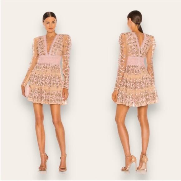 Bronx and Banco Megan Mini Dress in Rose Pink Medium (6 US) Women’s - Picture 1 of 12